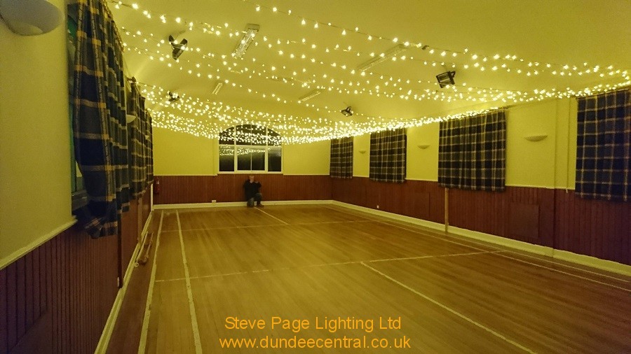 lighting at guildtown hall